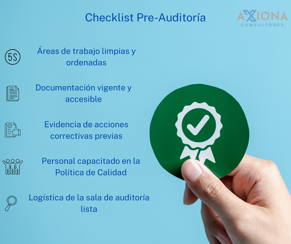Checklist preparación para tus equipos durante la auditoría ISO